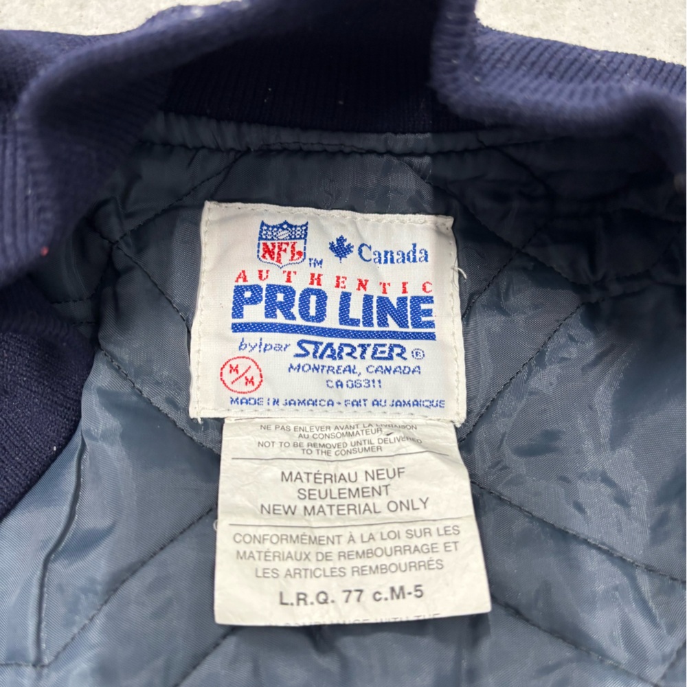 Vintage 80s Starter‎ Chicago Bears Satin Bomber Jacket Sz M - Picture 6 of 8